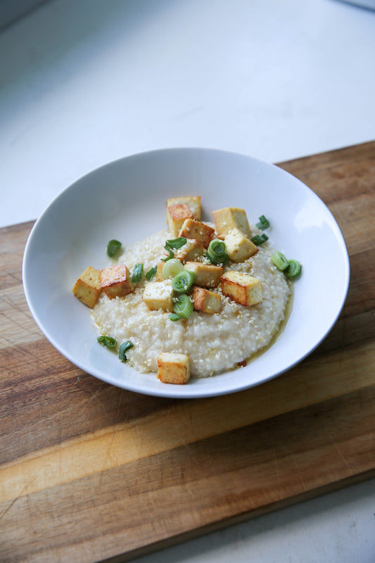 Silk Tofu Congee (v)