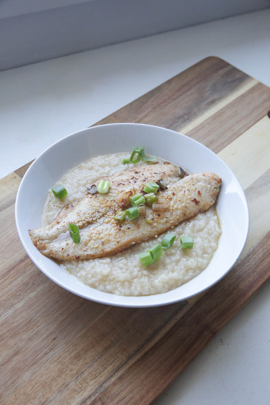 White Fish & Ginger Congee